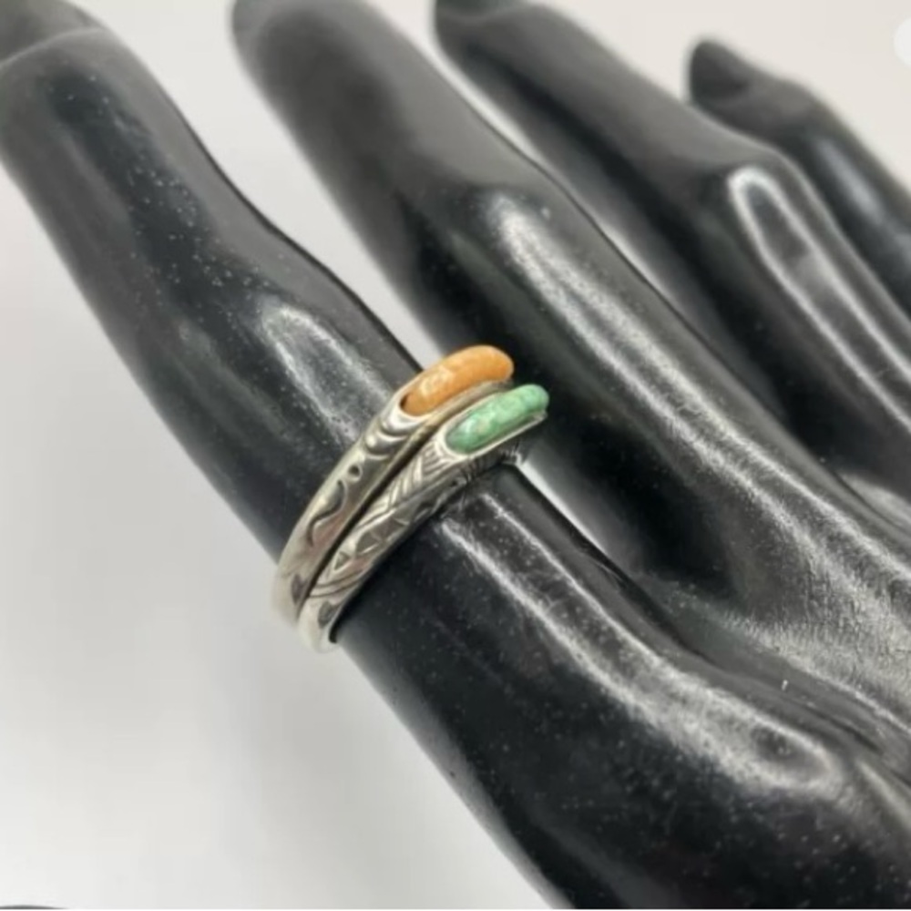 Carolyn Pollack Relios Stackable Gemstone Band Ri… - image 5